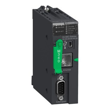 BMXP3420302_main_image_369.jpg BMXP3420302 – Modicon M340 – Processor – 1,024 Digital I/O – 256 Analog I/O – 1 CAN – 1 Ethernet